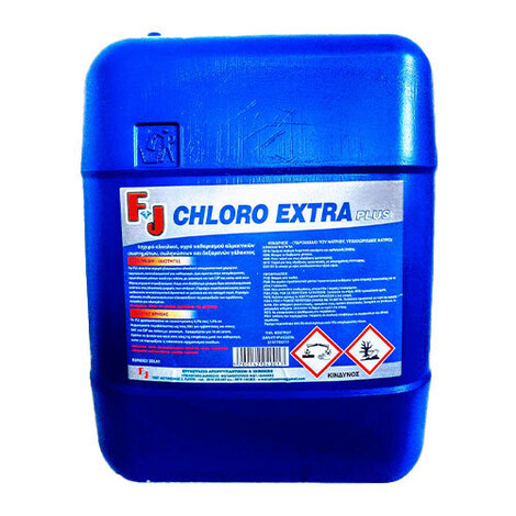 Ισχυρό Αλκαλικό Υγρό Καθαρισμού Αλμεχτικών Μηχανημάτων, Σωληνώσεων και Δεξαμενών Γάλακτος – FJ Chloro Extra Plus